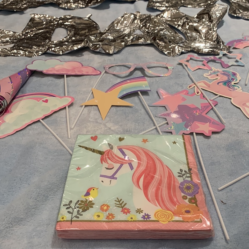 Unicorn birthday party decorations